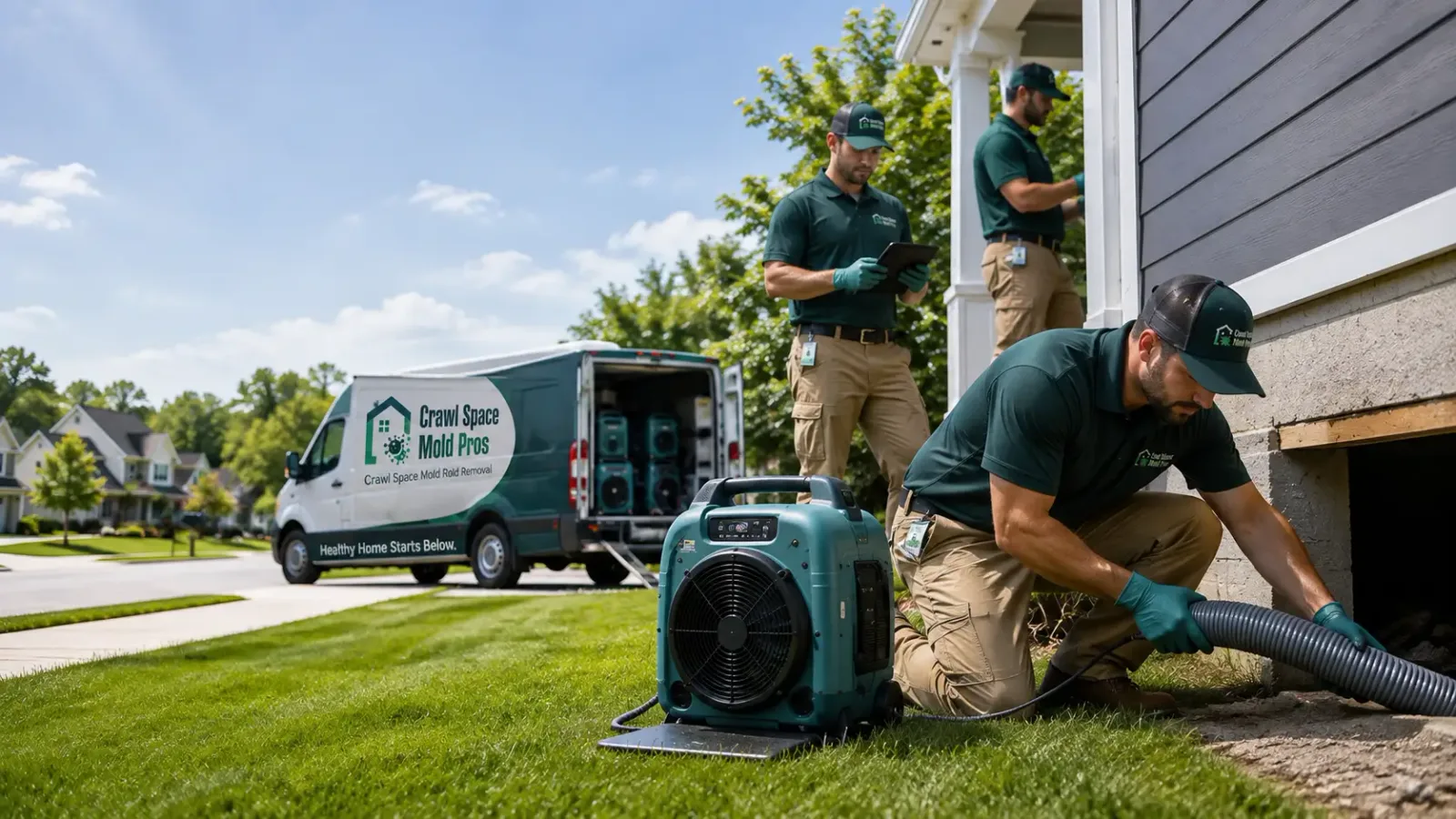 Crawl Space Mold Removal in Dougherty, IA